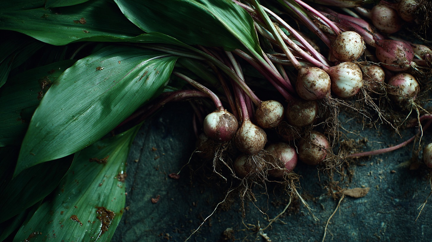 Wild ramps foraged ingredient